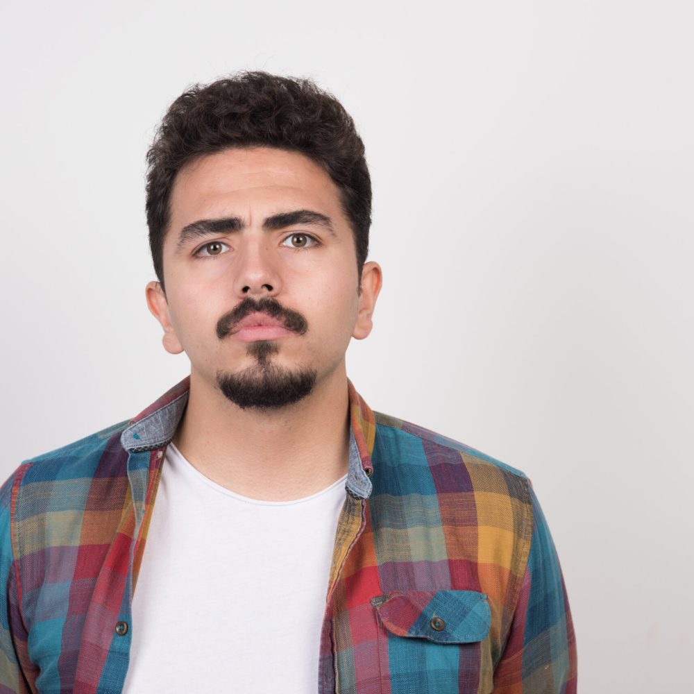 Closeup portrait of young confident man Closeup portrait of young confident man. High quality photo